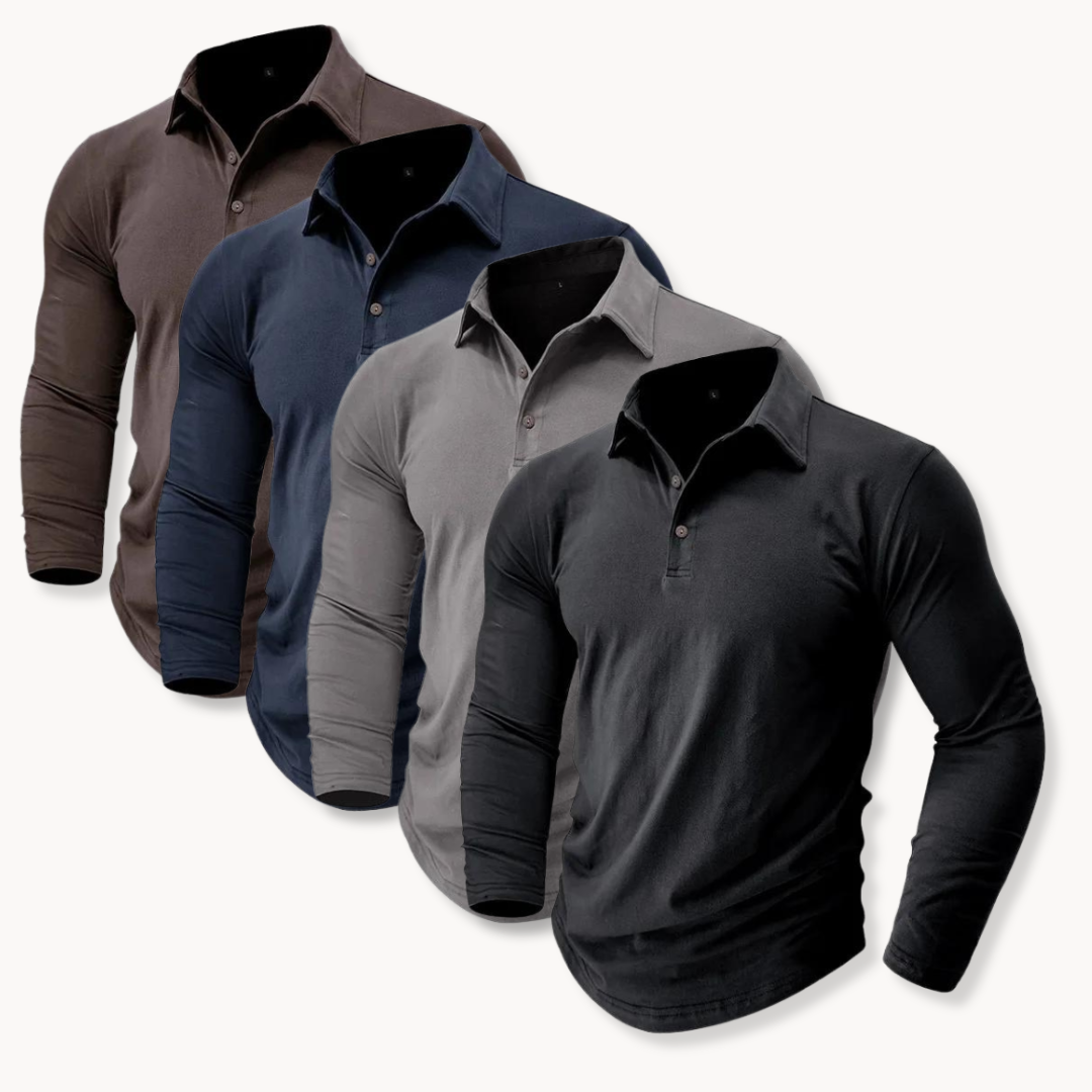 Classic refined everyday polo shirt for men | Marius -11