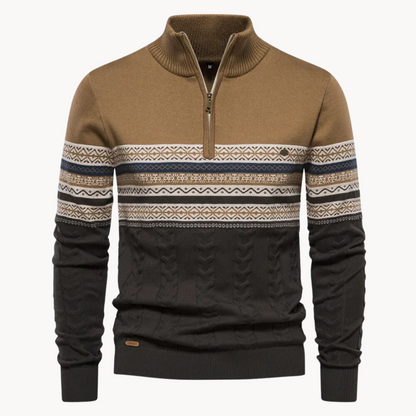 Soft relaxed ribbed jumper for men | Soho -4