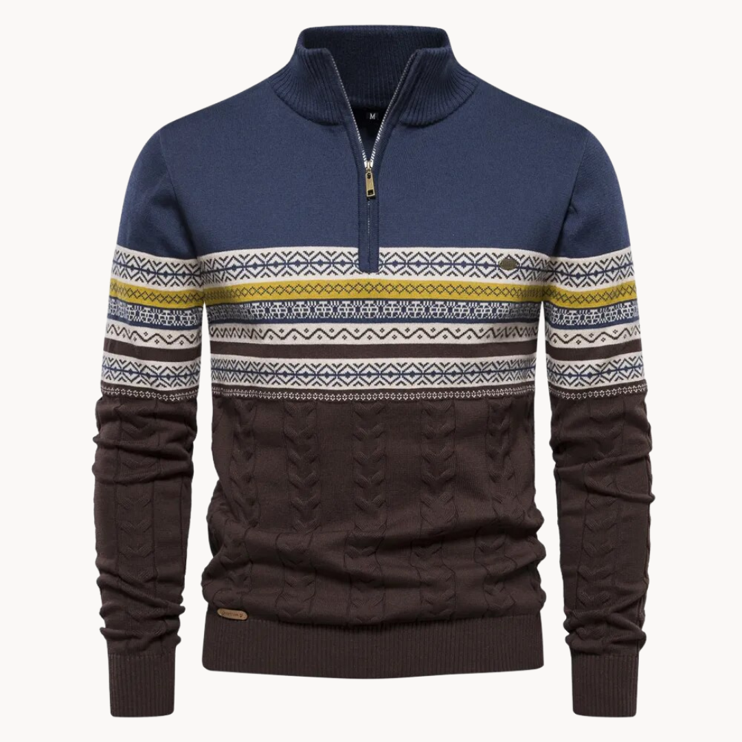 Soft relaxed ribbed jumper for men | Soho -6