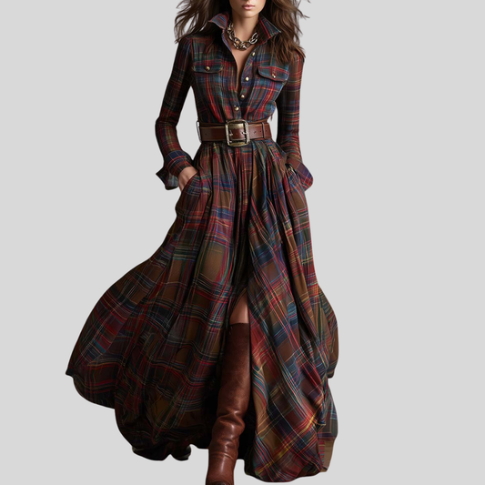 Classic elegant everyday maxi dress for women | Evelynne -1