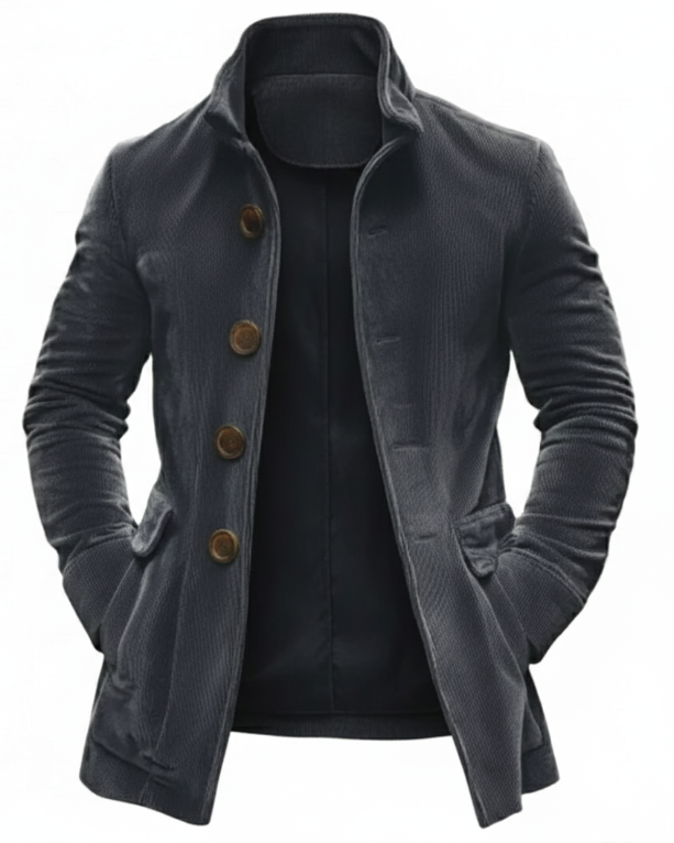 Classic elegant insulated coat for men | Rainer -3