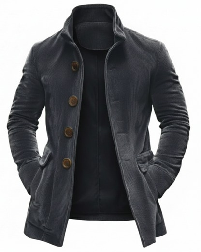 Classic elegant insulated coat for men | Rainer -3
