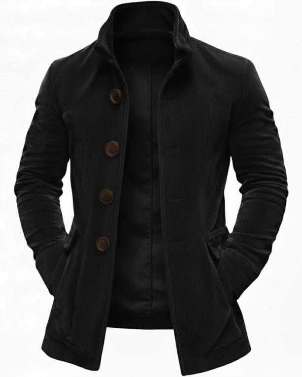 Classic elegant insulated coat for men | Rainer -1