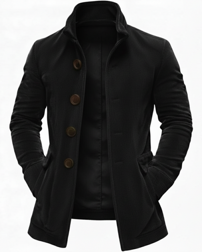 Classic elegant insulated coat for men | Rainer -1