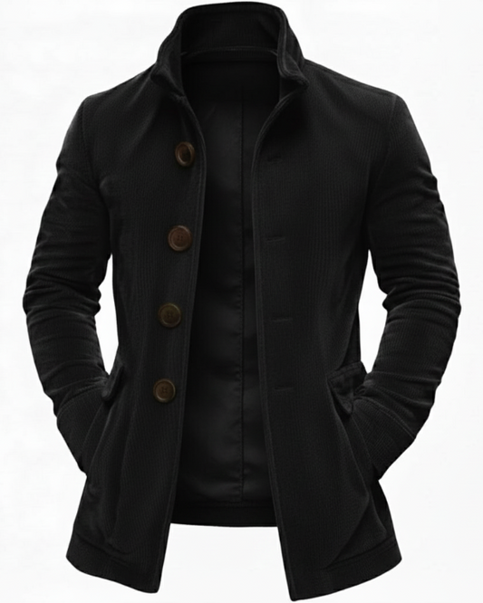 Classic elegant insulated coat for men | Rainer -1