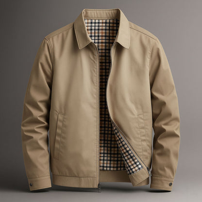 Refined lightweight relaxed jacket for men | Callum -1