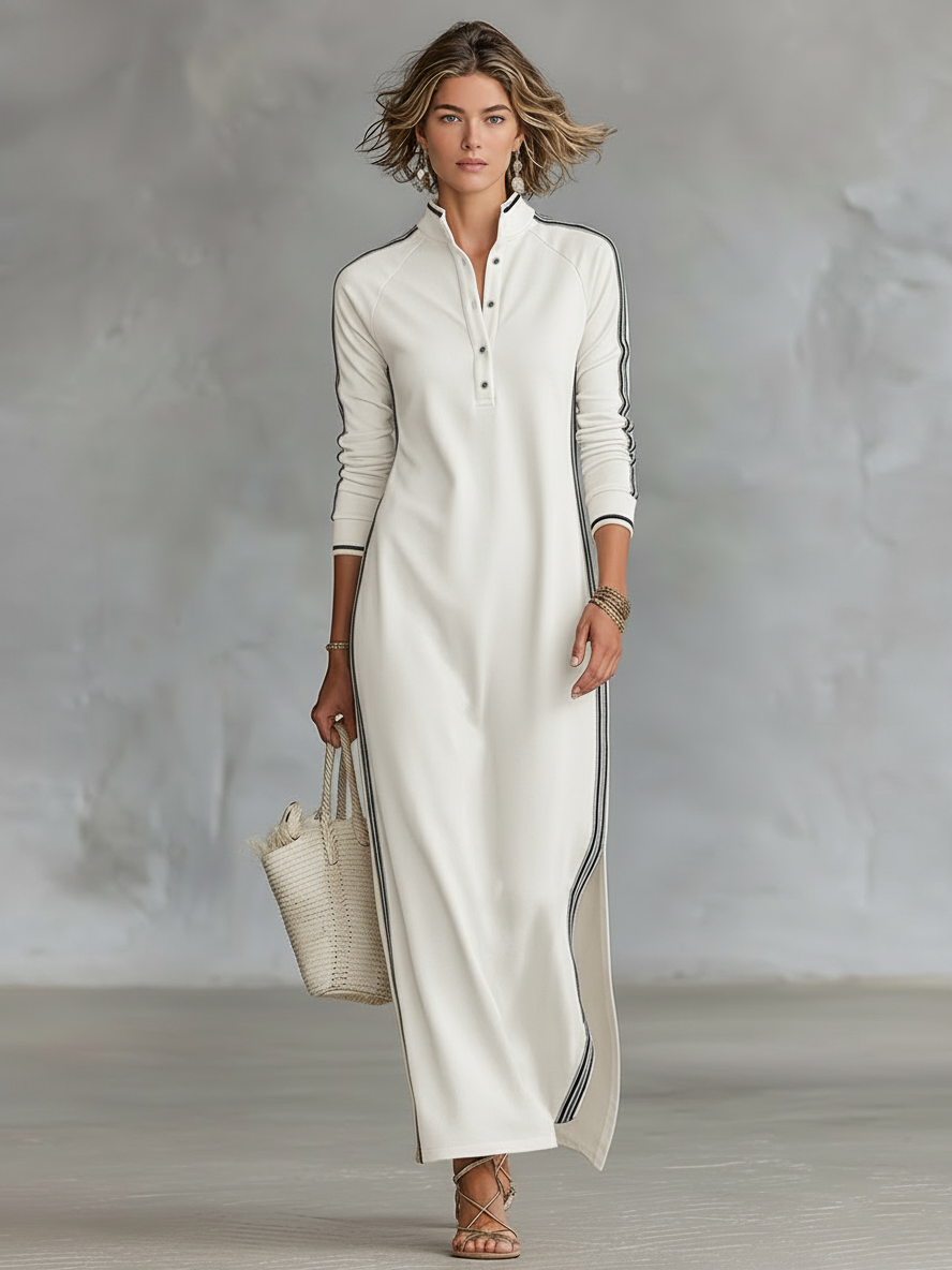 Elegant flowy everyday maxi dress for women -4