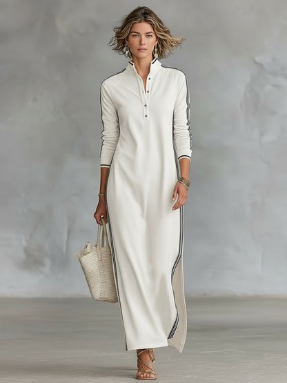 Elegant flowy everyday maxi dress for women -4