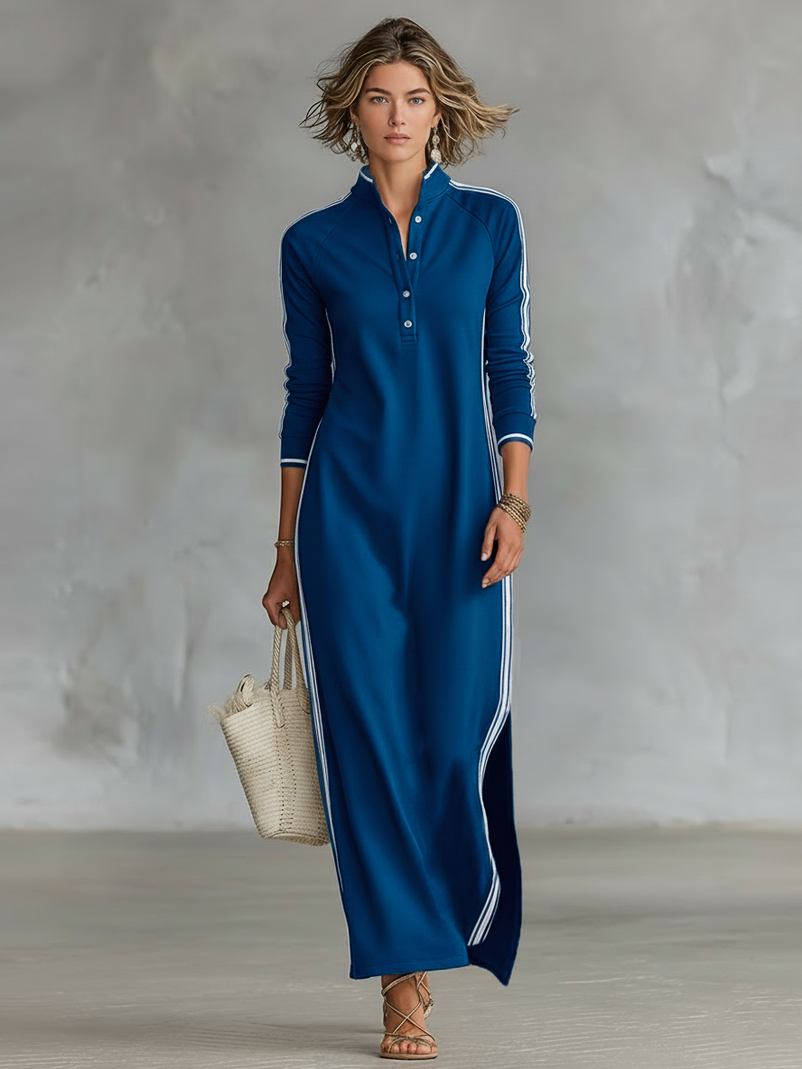 Elegant flowy everyday maxi dress for women -5