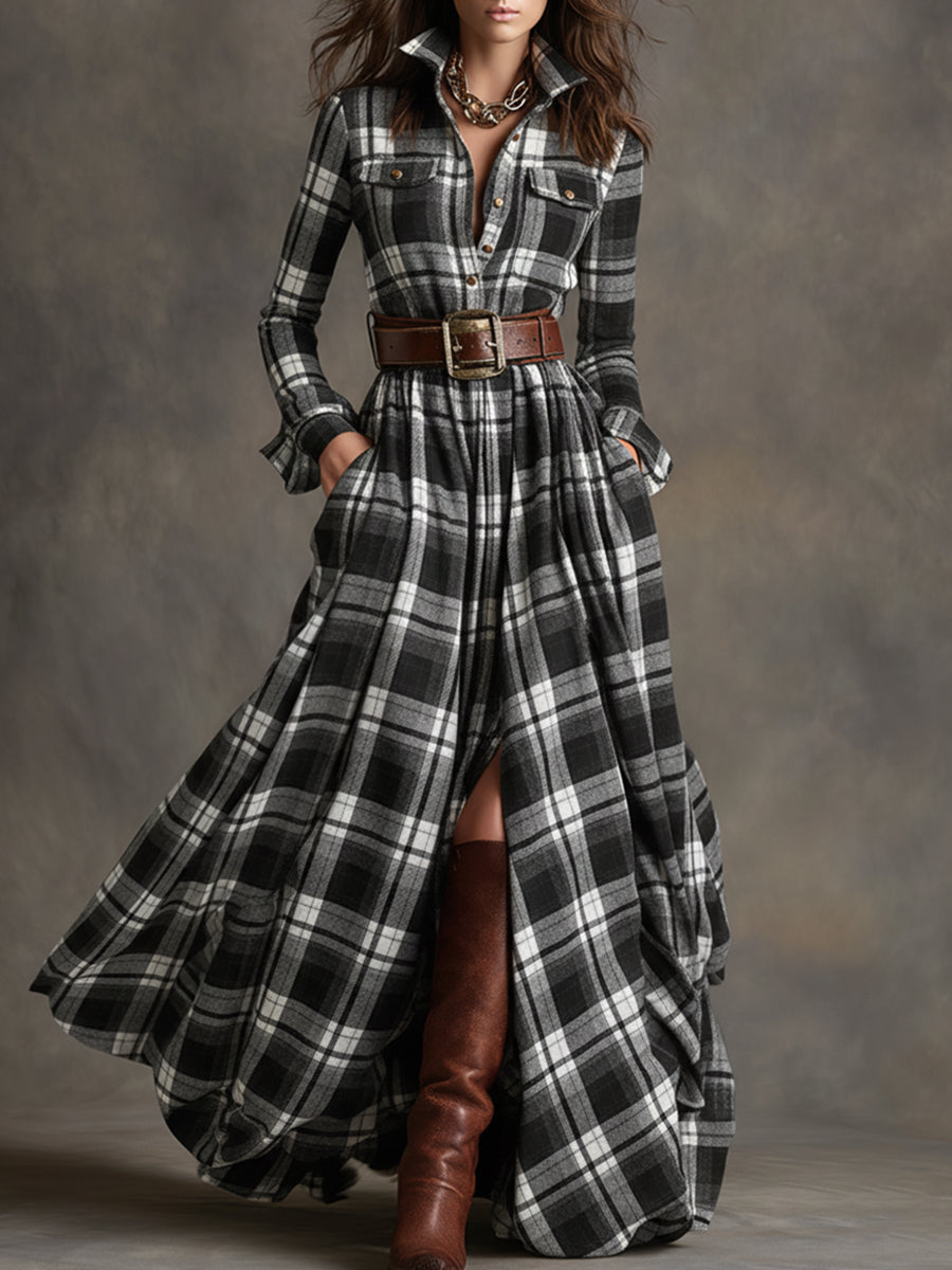 Classic elegant everyday maxi dress for women | Evelynne -4