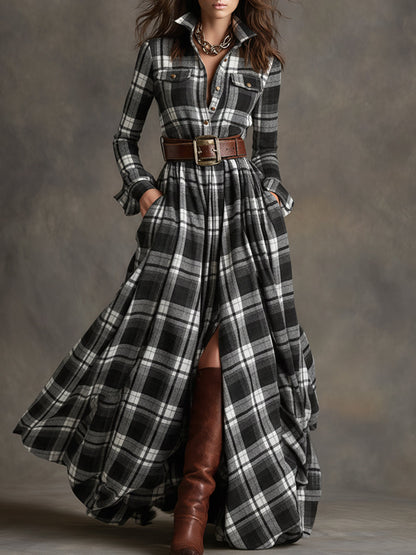 Classic elegant everyday maxi dress for women | Evelynne -4