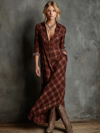 Elegant everyday relaxed maxi dress for women -3