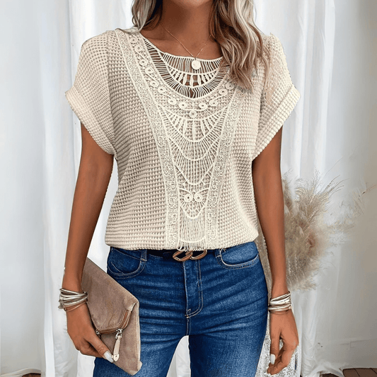 Refined everyday relaxed top for women | Simone -1