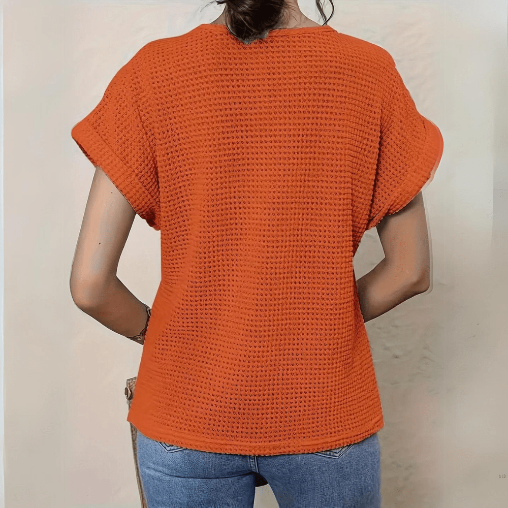 Refined everyday relaxed top for women | Simone -5