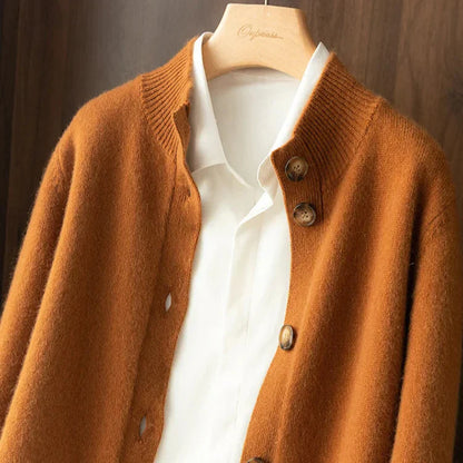 Classic longline ribbed cardigan for women | Arlina -7