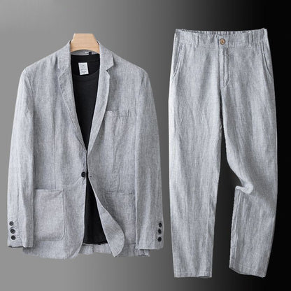 Refined smart structured suit set for men | Sandro -1