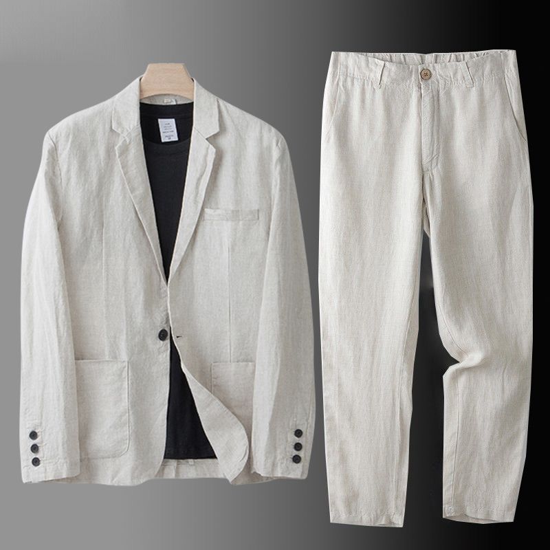 Refined smart structured suit set for men | Sandro -3