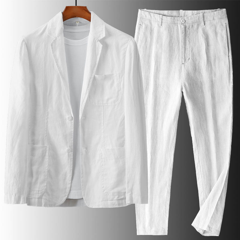 Classic tailored structured suit set for men | Emilio -3