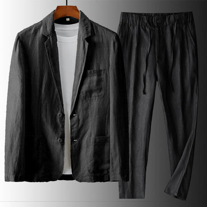 Classic tailored structured suit set for men | Emilio -2