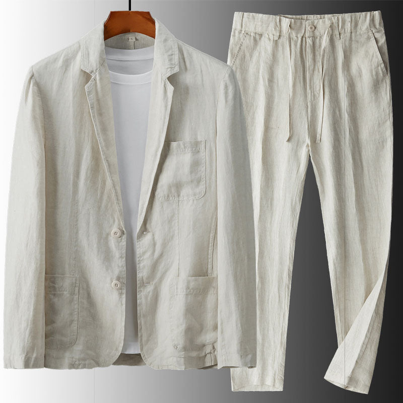 Classic tailored structured suit set for men | Emilio -1