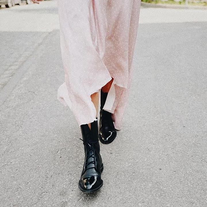 Classic rugged leather boots for women | Hilda -7