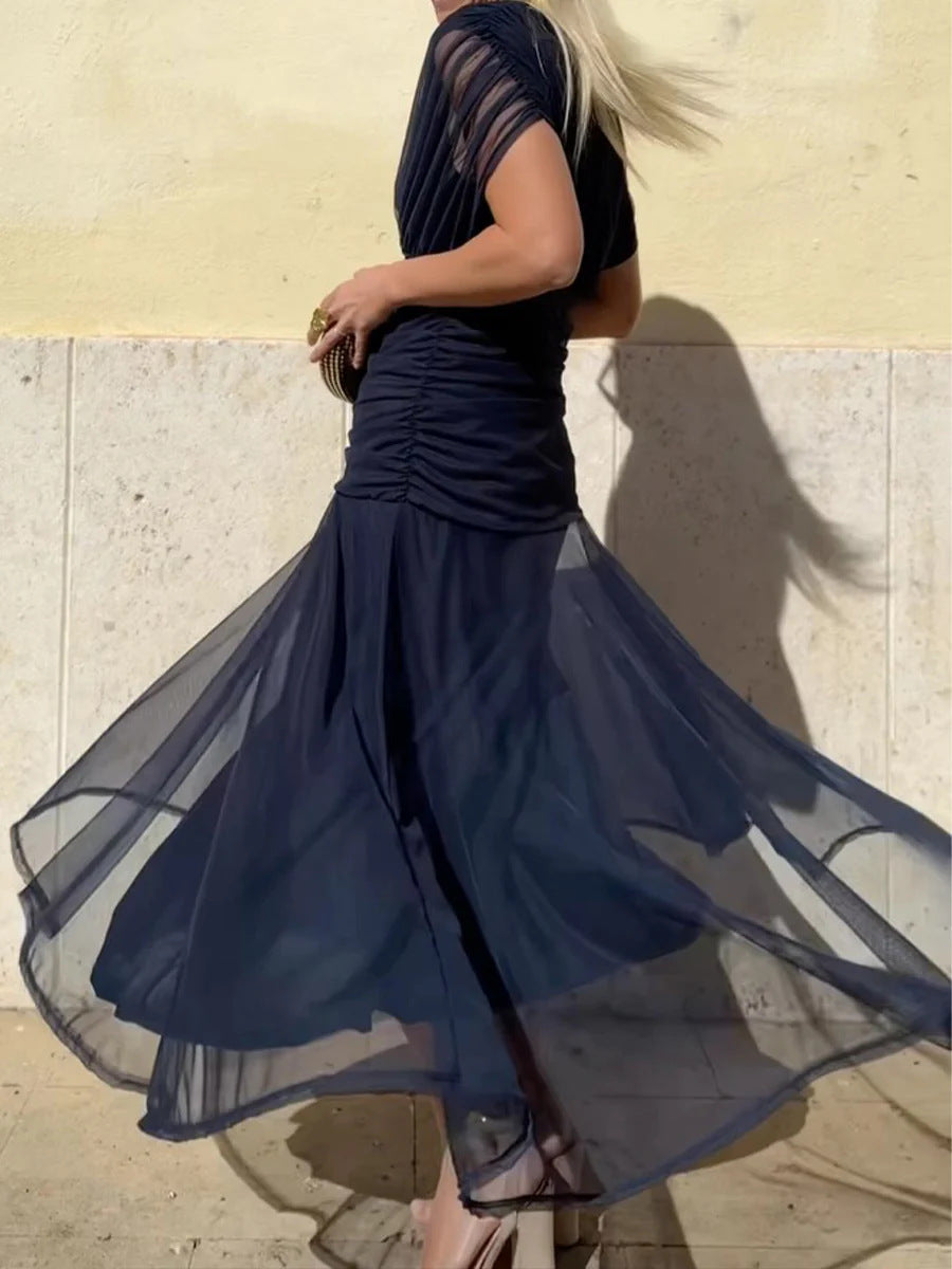 Classic flowy everyday dress for women | Vivian -18
