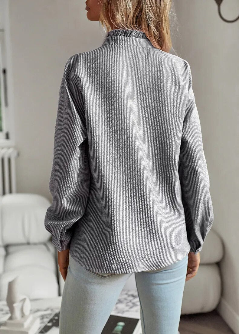 Classic everyday casual shirt for women | Aurora -4