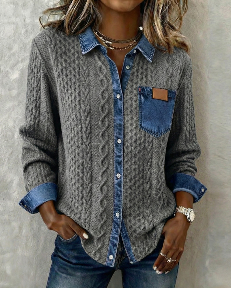 Classic casual relaxed shirt for women | Juliane -6