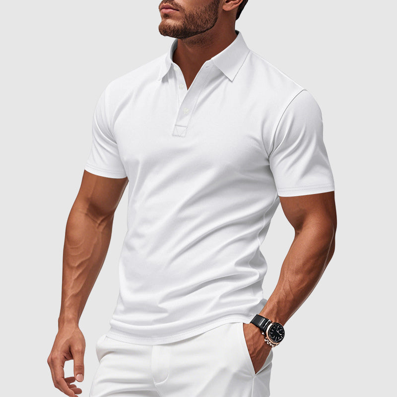 Classic refined everyday polo shirt for men | Sander -2