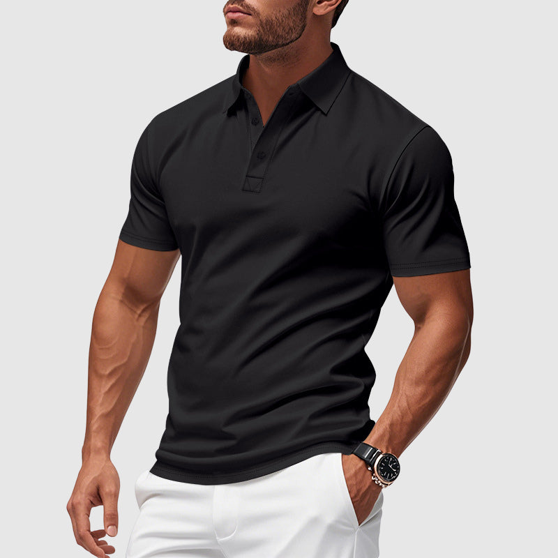 Classic refined everyday polo shirt for men | Sander -3