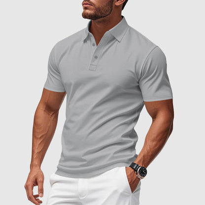 Classic refined everyday polo shirt for men | Sander -4