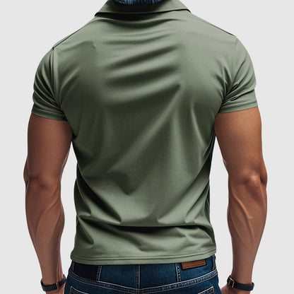 Classic refined everyday polo shirt for men | Sander -6