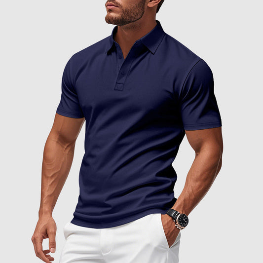 Classic refined everyday polo shirt for men | Sander -1