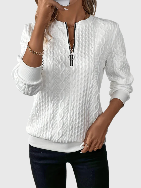 Cosy relaxed knit jumper for women | Lynne -1