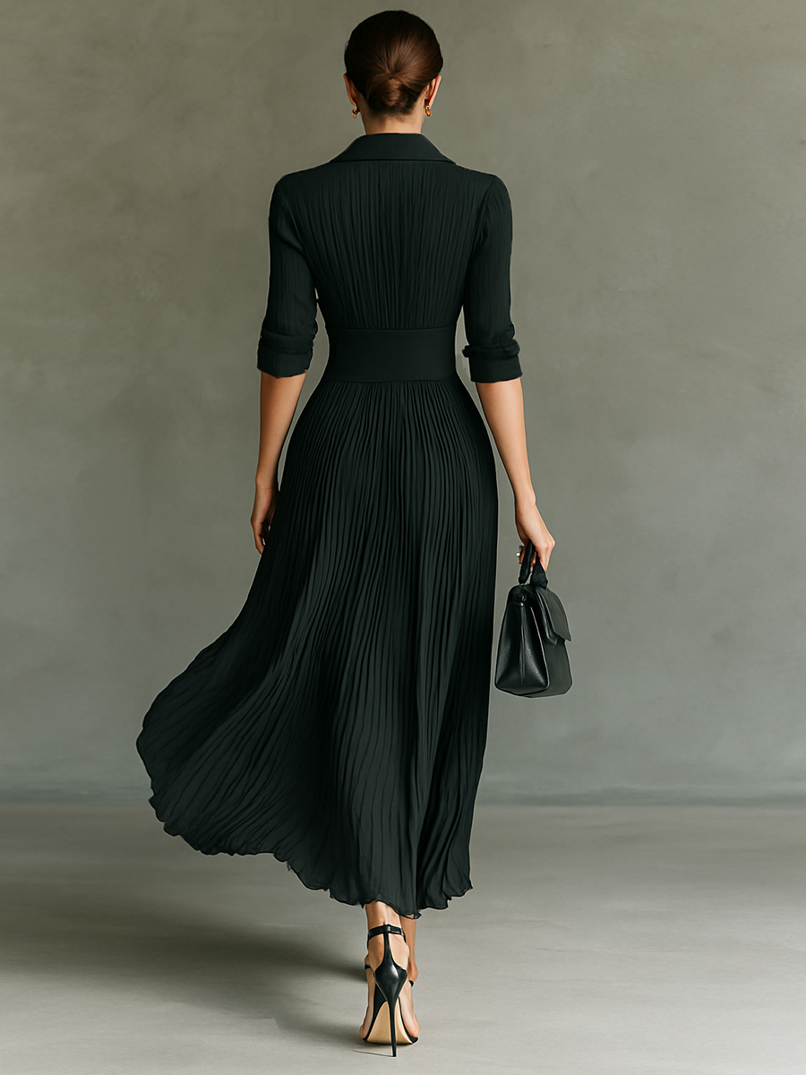 Classic elegant everyday maxi dress for women -2