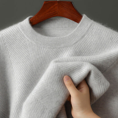 Classic cosy knit jumper for men | Rowley -3
