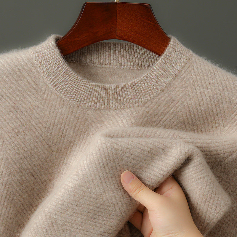 Classic cosy knit jumper for men | Rowley -2