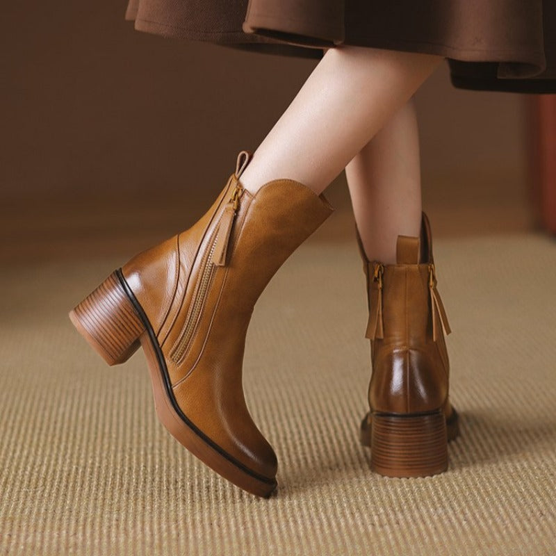 Classic heritage rugged boots for women | Selene -3