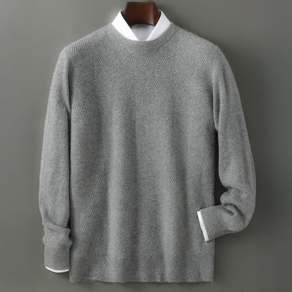 Classic cosy knit jumper for men | Rowley -7