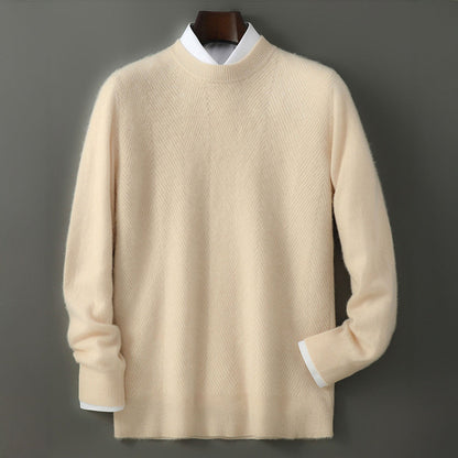Classic cosy knit jumper for men | Rowley -6