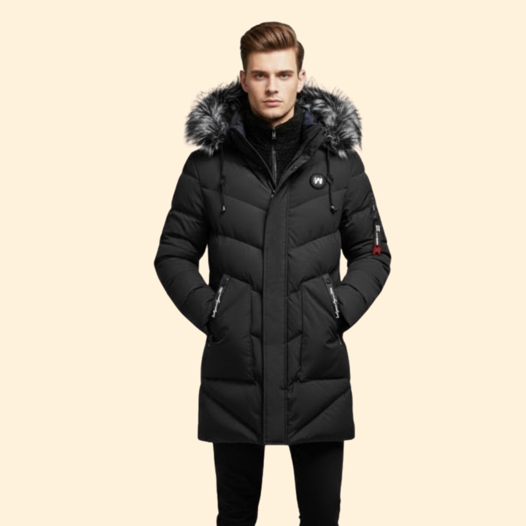 Durable warm everyday parka for men | Branton -7