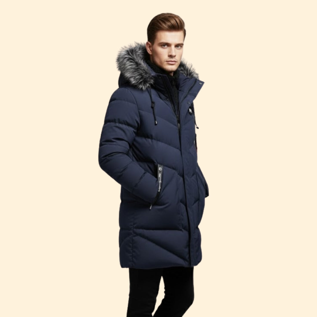 Durable warm everyday parka for men | Branton -3