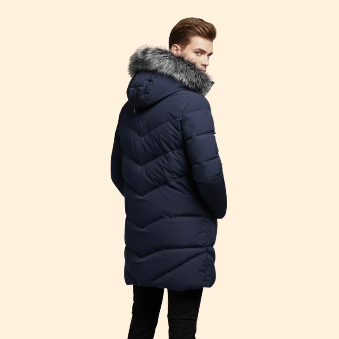 Durable warm everyday parka for men | Branton -5