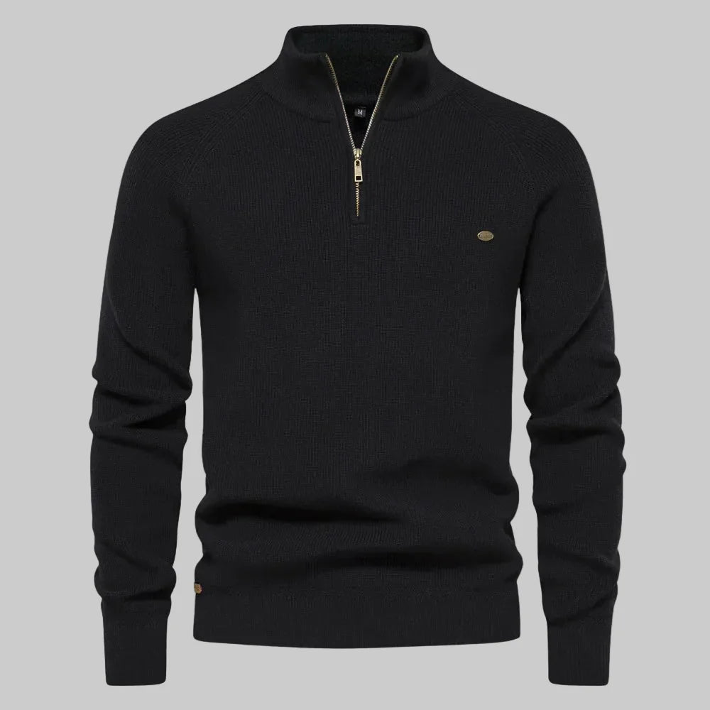 Classic cosy knit jumper for men | Calder -1
