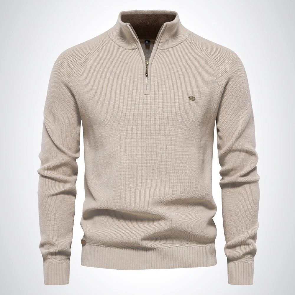 Classic cosy knit jumper for men | Calder -2