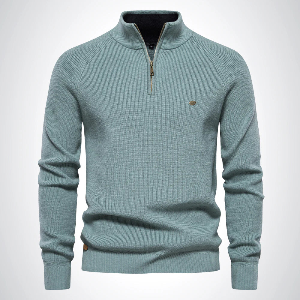 Classic cosy knit jumper for men | Calder -3