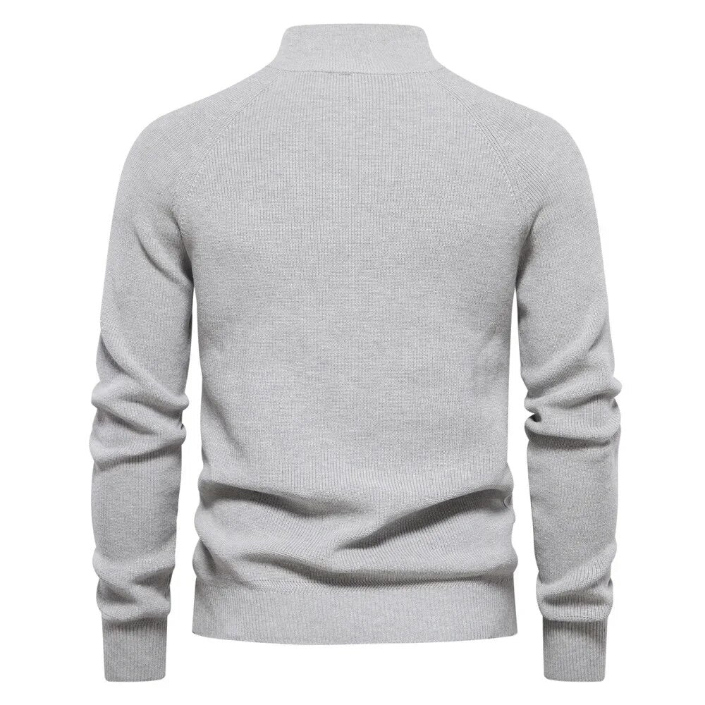 Cosy knit ribbed jumper for men | Zyric -8