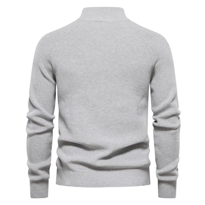 Cosy knit ribbed jumper for men | Zyric -8