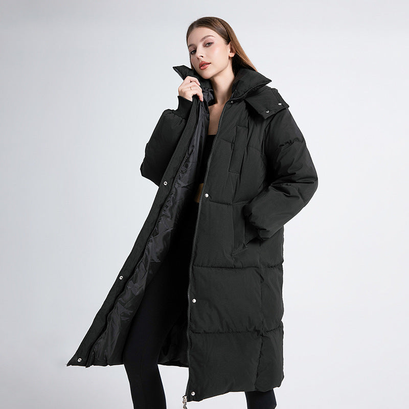 Warm lightweight insulated puffer jacket for women | Gigaty -1