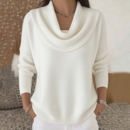 Classic soft relaxed jumper for women | Aveline -8
